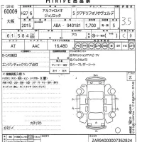 Alfa Romeo Giulietta лот № 60009 оценка 3.5  с аукциона в Японии 10