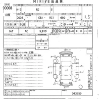 Subaru R2 лот № 90008 оценка 3.5  с аукциона в Японии 10