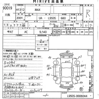 Daihatsu MAX лот № 90019 оценка R  с аукциона в Японии 10