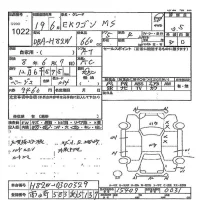 Mitsubishi EK WAGON лот № 1022 оценка 3.5  с аукциона в Японии 7