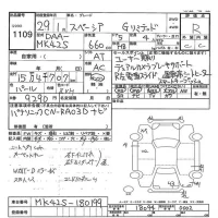 Suzuki SPACIA лот № 1109 оценка R  с аукциона в Японии 7