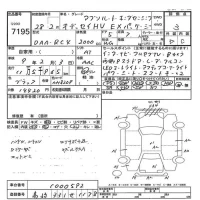 Honda ODYSSEY лот № 7195 оценка 3  с аукциона в Японии 7