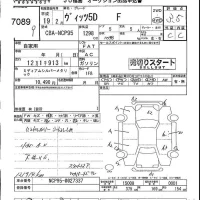 Toyota VITZ лот № 7089 оценка 3.5  с аукциона в Японии 4