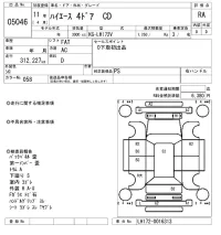 Toyota HIACE VAN лот № 5046 оценка RA  с аукциона в Японии 8