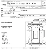 Mercedes-Benz A CLASS лот № 4005 оценка 3.5  с аукциона в Японии 7