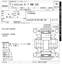 Nissan X-TRAIL лот № 345 оценка RB  с аукциона в Японии 7