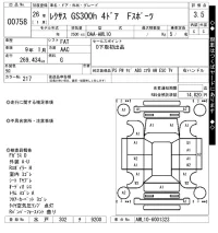 Lexus GS лот № 758 оценка 3.5  с аукциона в Японии 7