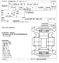 Toyota RACTIS лот № 2214 оценка 0  с аукциона в Японии 3