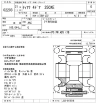 Nissan TEANA лот № 2203 оценка 0  с аукциона в Японии 7
