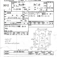 Toyota CHASER лот № 3012 оценка 3  с аукциона в Японии 6