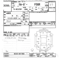 Toyota KLUGER лот № 3056 оценка 3.5  с аукциона в Японии 6