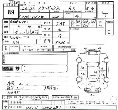 Mitsubishi TOWNBOX  с аукциона в Японии