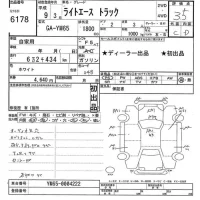 Toyota LITE ACE TRUCK лот № 6178 оценка 3.5  с аукциона в Японии 9