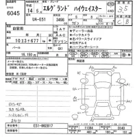 Nissan ELGRAND лот № 6045 оценка 3.5  с аукциона в Японии 11