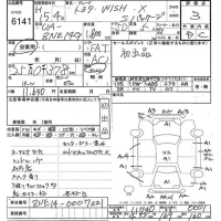 Toyota WISH лот № 6141 оценка 3  с аукциона в Японии 11