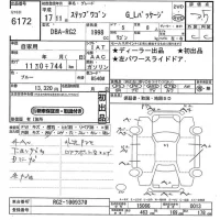 Honda STEP WAGON лот № 6172 оценка 3.5  с аукциона в Японии 11