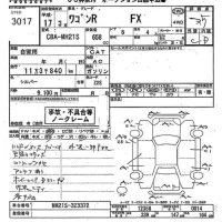 Suzuki WAGON R лот № 3017 оценка 3.5  с аукциона в Японии 9
