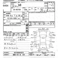 Toyota BB лот № 6464 оценка 3.5  с аукциона в Японии 10