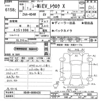 Mitsubishi I-MIEV лот № 6158 оценка R  с аукциона в Японии 9