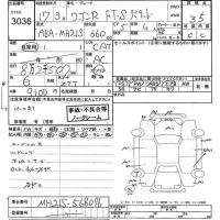 Suzuki WAGON R лот № 3036 оценка 3.5  с аукциона в Японии 6