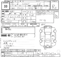 Suzuki ESCUDO лот № 33 оценка RC  с аукциона в Японии 2