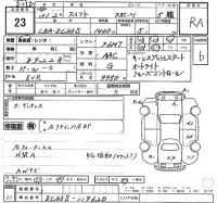 Suzuki SWIFT лот № 23 оценка RA  с аукциона в Японии 2