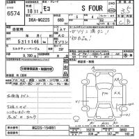 Nissan MOCO лот № 6574 оценка 3.5  с аукциона в Японии 10