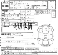 Suzuki ALTO LAPIN лот № 3008 оценка R  с аукциона в Японии 2