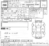 Suzuki HUSTLER лот № 288 оценка 3.5  с аукциона в Японии 2