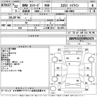 BMW 3-Series лот № 87037 оценка 4  с аукциона в Японии 2