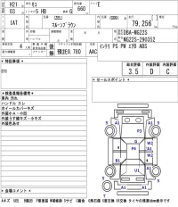 Nissan MOCO лот № 5505 оценка 3.5  с аукциона в Японии 5