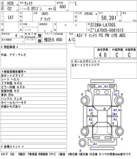 Daihatsu WAKE лот № 3006 оценка 4  с аукциона в Японии 5