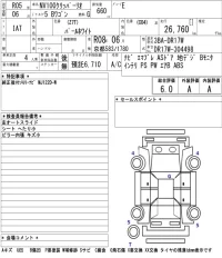 Nissan CLIPPER RIO лот № 1360 оценка 6  с аукциона в Японии 5