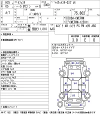 Nissan LAFESTA лот № 5048 оценка 3  с аукциона в Японии 4
