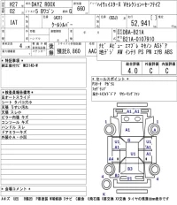 Nissan DAYZ ROOX лот № 3089 оценка 4  с аукциона в Японии 5