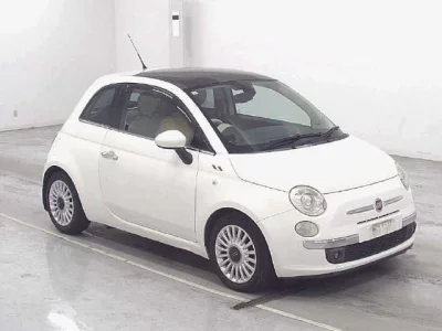 Fiat 500  с аукциона в Японии