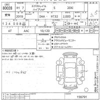 Nissan X-TRAIL лот № 80028 оценка 3.5  с аукциона в Японии 10