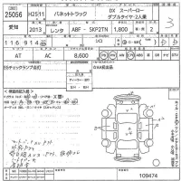 Nissan VANETTE TRUCK лот № 25056 оценка 3  с аукциона в Японии 8