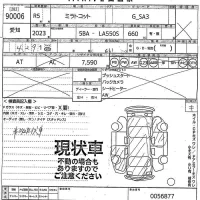 Daihatsu MIRA TOCOT лот № 90006 оценка X  с аукциона в Японии 10