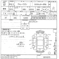 Daihatsu Atrai Wagon лот № 47 оценка R  с аукциона в Японии 10
