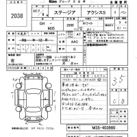 Nissan STAGEA лот № 2038 оценка 3.5  с аукциона в Японии 6