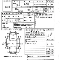 Suzuki SWIFT лот № 3039 оценка 3.5  с аукциона в Японии 6