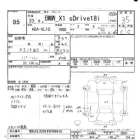 BMW X1 лот № 95 оценка 3.5  с аукциона в Японии 5