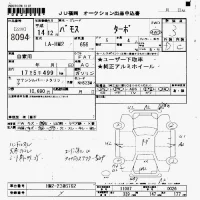 Honda VAMOS лот № 8094 оценка 3  с аукциона в Японии 7