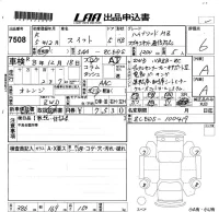 Suzuki SWIFT лот № 7508 оценка 6  с аукциона в Японии 5