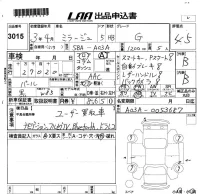 Mitsubishi MIRAGE лот № 3015 оценка 4.5  с аукциона в Японии 5