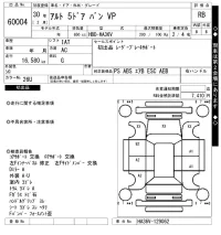 Suzuki ALTO VAN лот № 60004 оценка RB  с аукциона в Японии 7