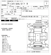 Subaru STELLA лот № 2456 оценка 3  с аукциона в Японии 6