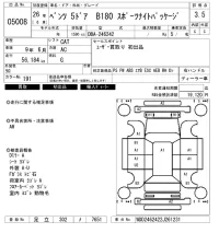 Mercedes-Benz B CLASS лот № 5008 оценка 3.5  с аукциона в Японии 6