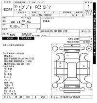 Peugeot RCZ лот № 43026 оценка 4  с аукциона в Японии 10
